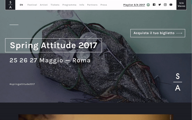 Spring Attitude Festival Home Page Gif
